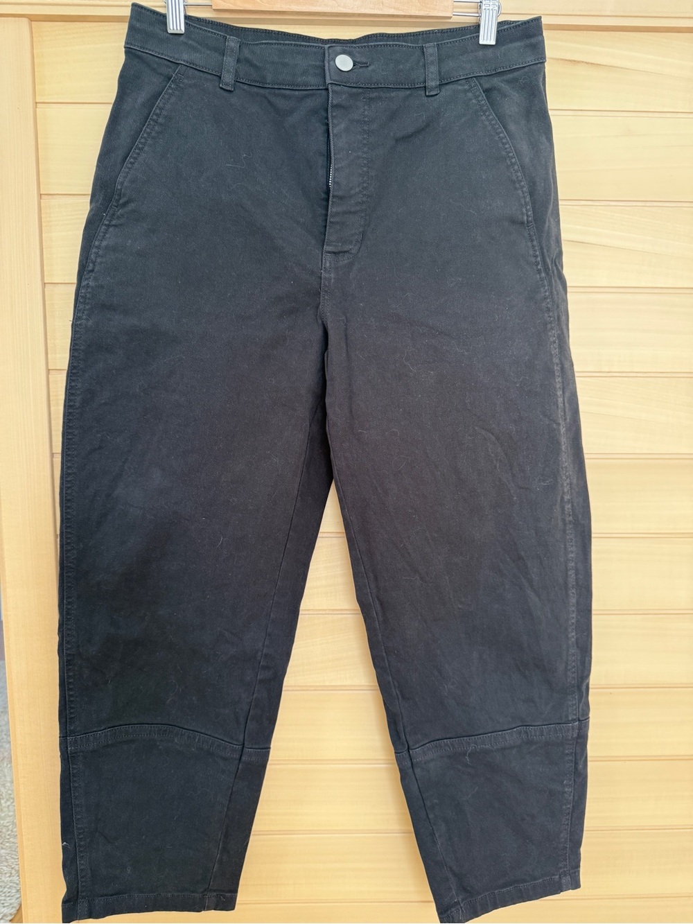 Everlane Women’s Black Barrel Pants